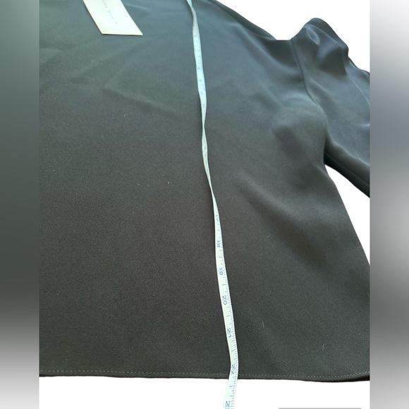 Zara Black Ruffle Sleeve Blouse - Picture 7 of 9
